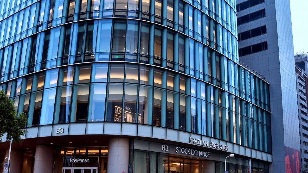The B3 stock exchange building in São Paulo, the regulatory reference point of the Brazilian capital market.